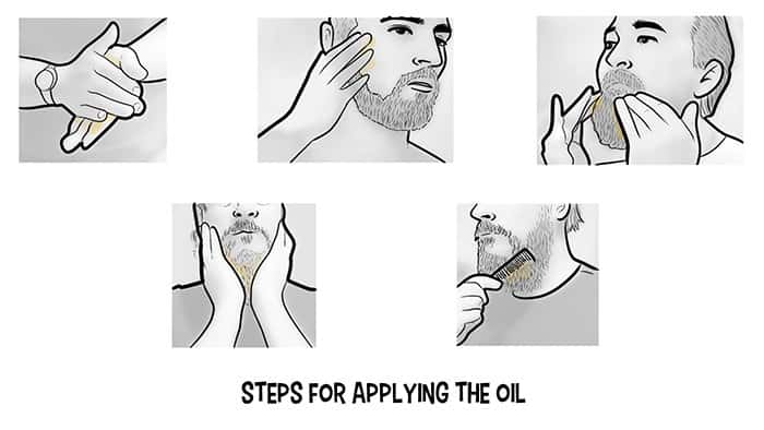 la forma correcta de aplicar el aceite de barba 4
