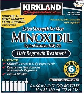 Minoxidil exclusivo de Kirkland