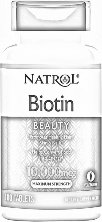 Tabletas de fuerza máxima de biotina de Natrol