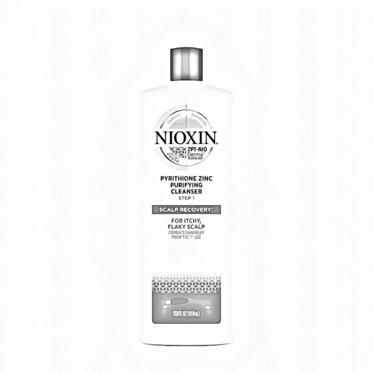 Champú limpiador medicado para la recuperación del cuero cabelludo de Nioxin