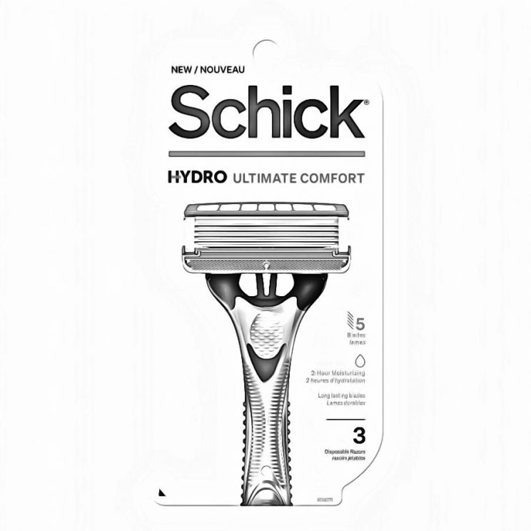 Maquinilla de afeitar Schick Hydro 5 para hombre con recortadora Flip 