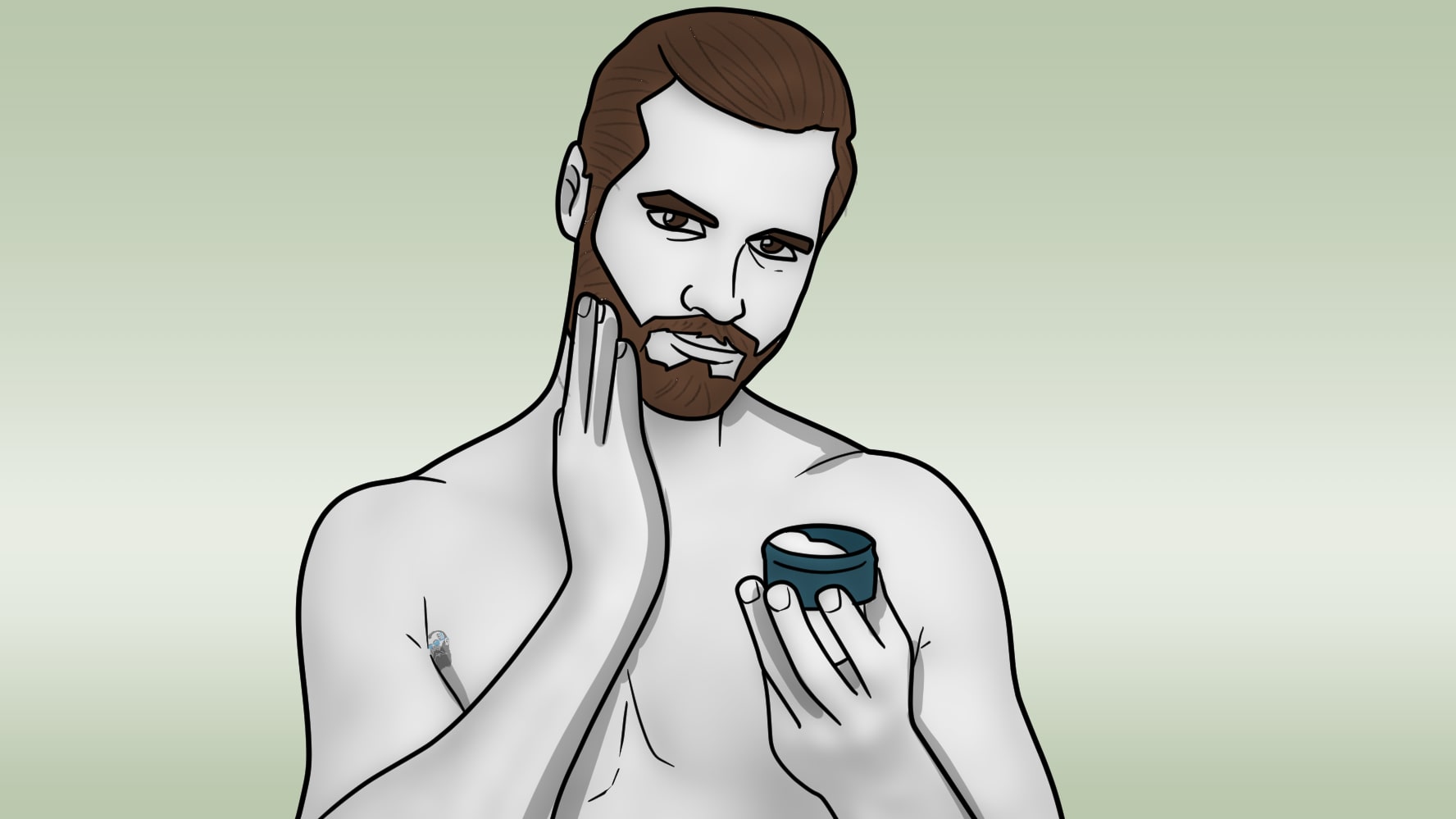 como alisar la barba 1