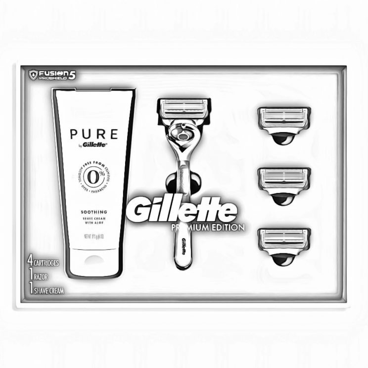Set de regalo de afeitado Gillette Fusion ProShield para hombre