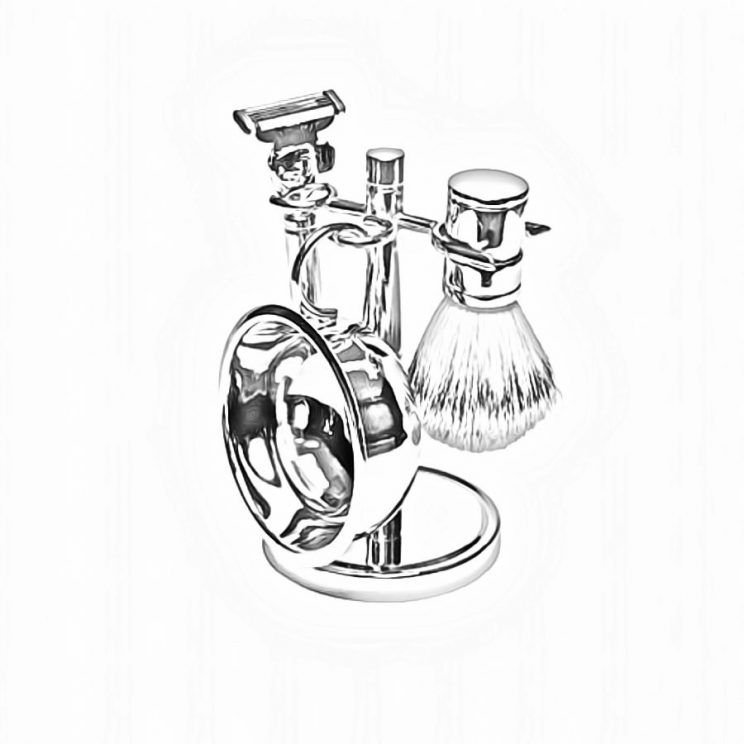 Set de afeitado de 4 piezas Harry D Koenig & Co